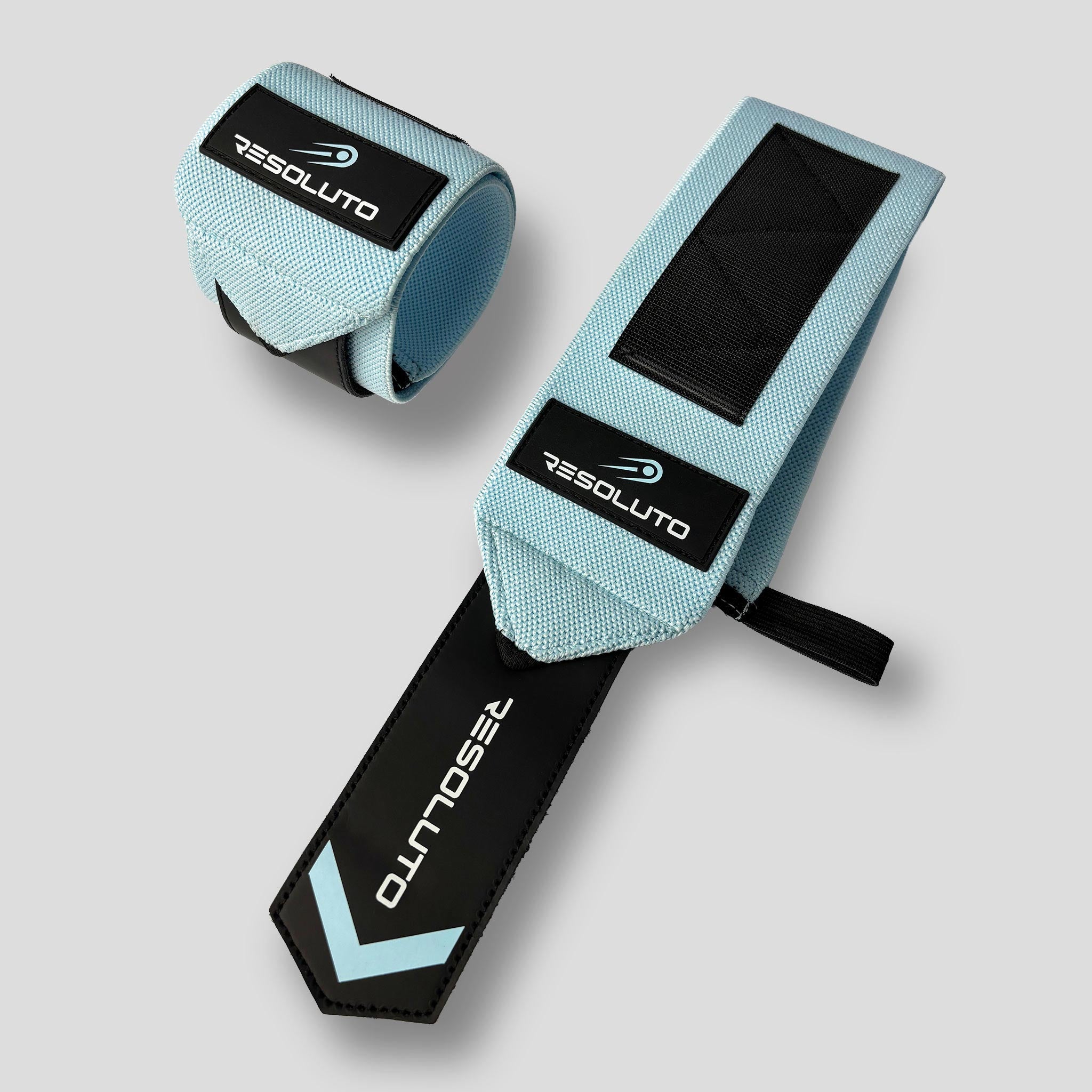 Muñequeras Resoluto 3mm | Gym & Powerlifting | Light Blue