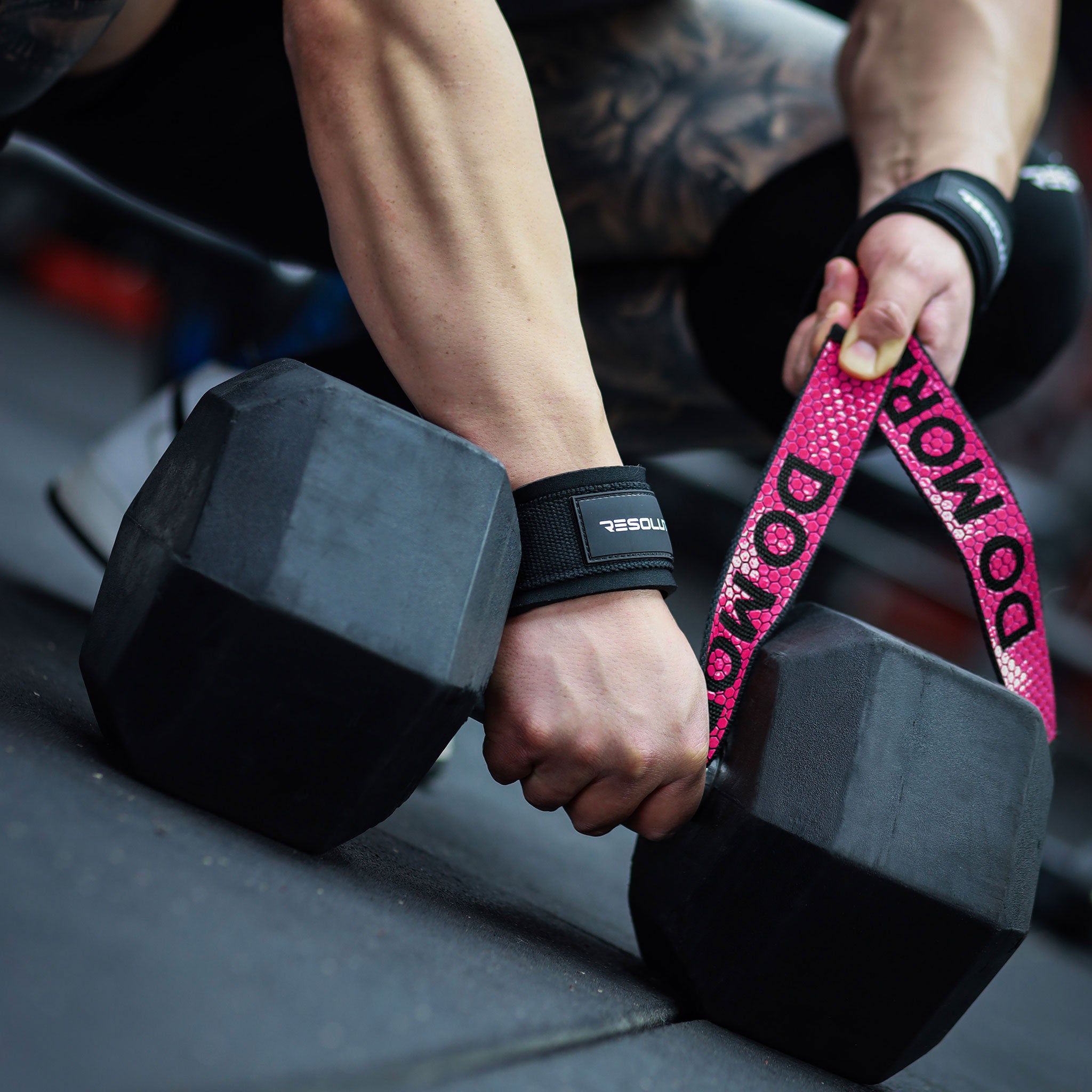 Lifting Straps Resoluto - Pink