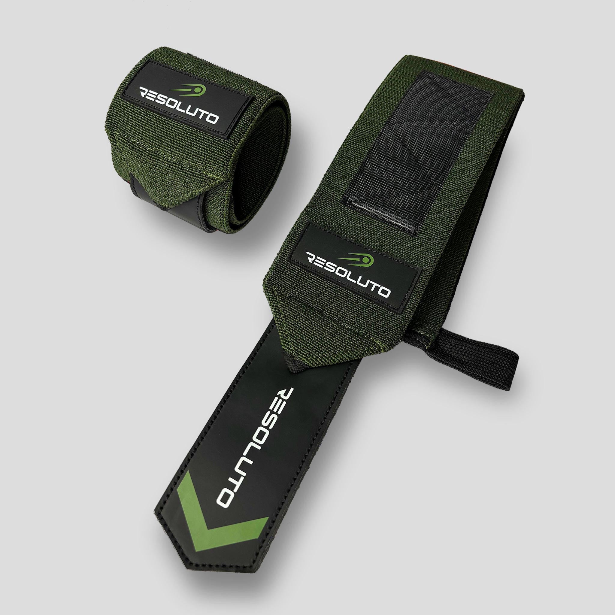 Muñequeras Resoluto 4mm | Gym & Powerlifting | Green