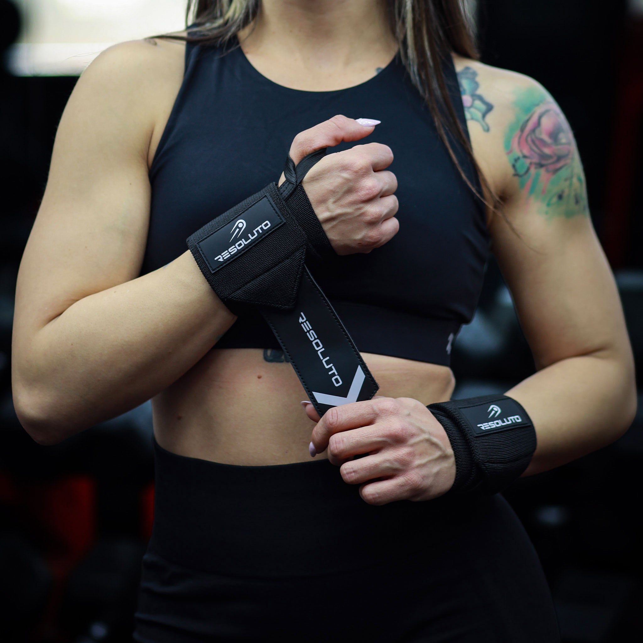 Muñequeras Resoluto 4mm | Gym & Powerlifting | Black