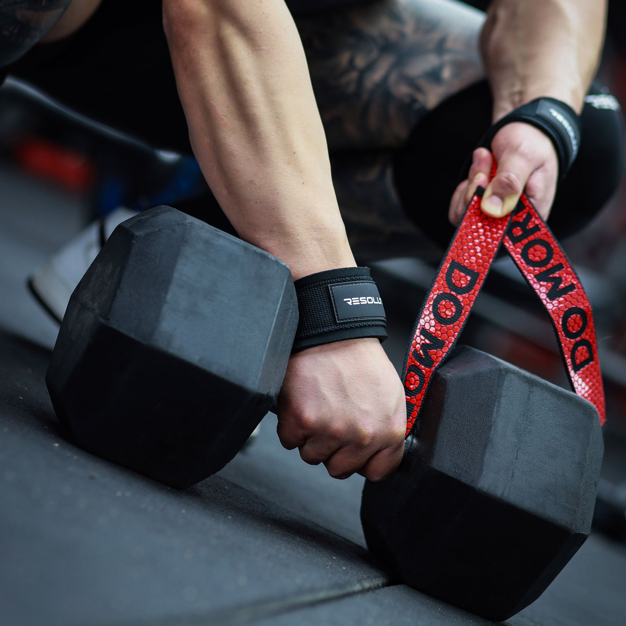 Lifting Straps Resoluto - Red